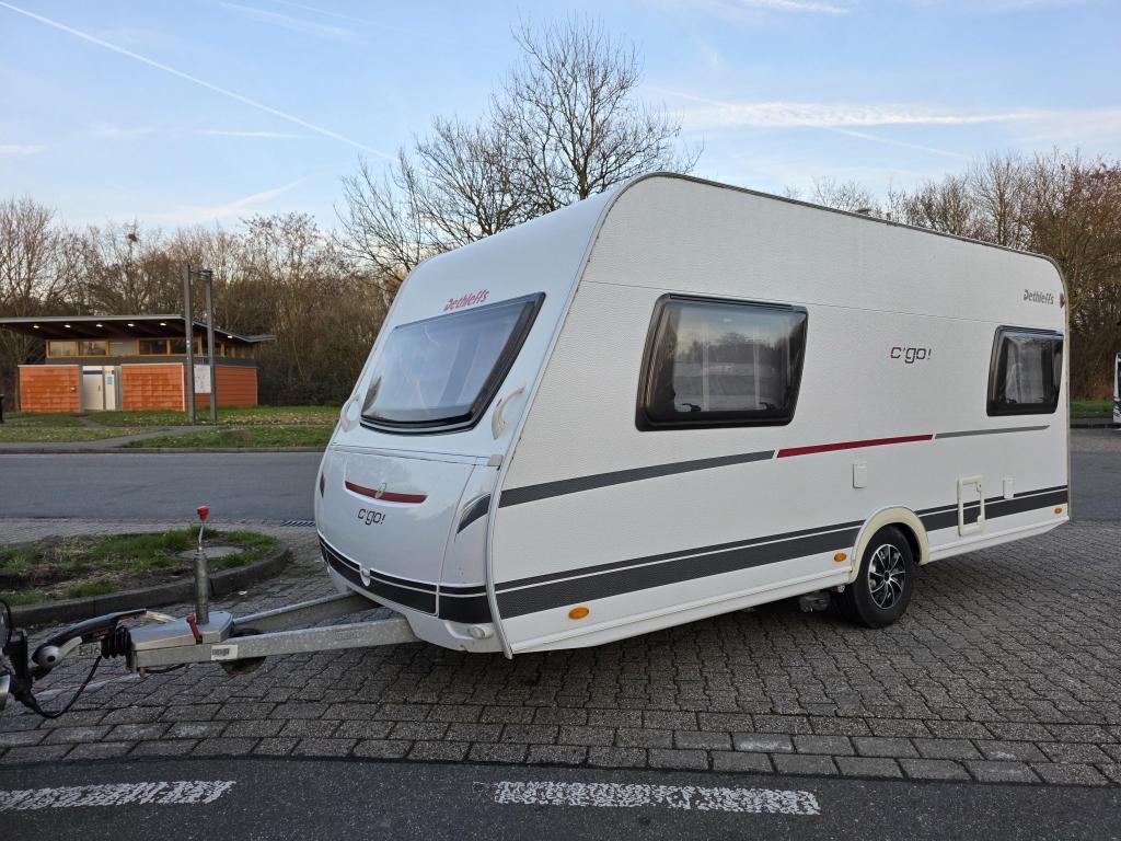 Dethleffs C'Go 475 EL Enkele bedden Mover Voortent 2020, Caravans en Kamperen, Caravans, Standaardzit, Overige typen, Bedrijf