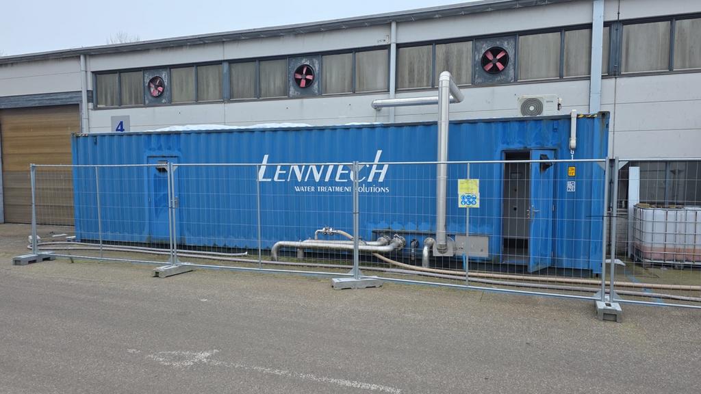 Filter installtie 40FT Zeecontainer IJzerfilter Installatie, Ophalen