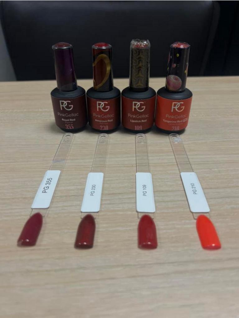 Pink Gellac rood tinten, Ophalen of Verzenden, Zo goed als nieuw, Rood, Handen en Nagels