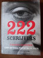 222 Schrijvers: Literaire portretten door Posthuma de Boer, Boeken, Ophalen of Verzenden, Nieuw, Eddy en Tessa Posthuma de Boer