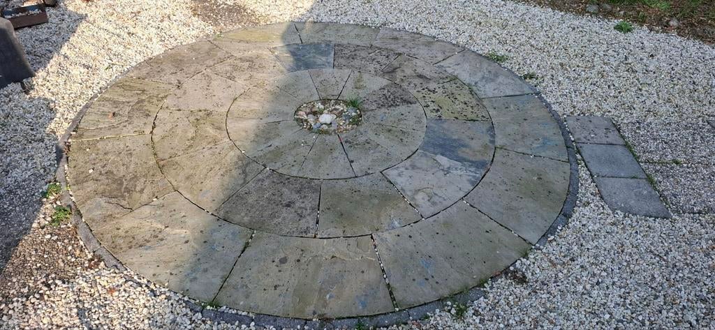 Terras cirkel , 280 doorsnee. Gratis, Tuin en Terras, Ophalen of Verzenden, Gebruikt, Beton, Klinkers