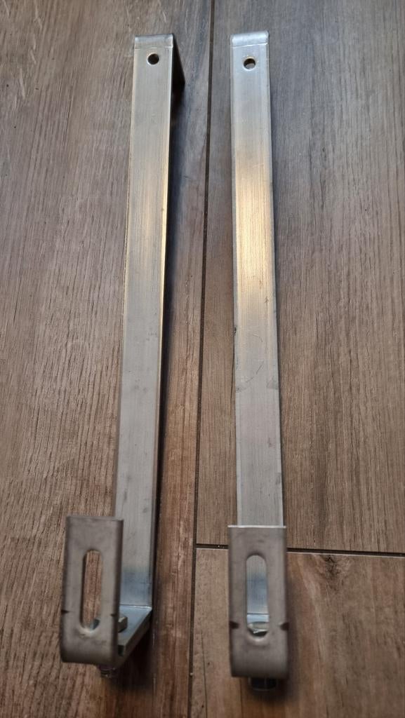 Dakbeugels / Dakhaken RVS 45cm (2 stuks), Ophalen of Verzenden, Gebruikt, Overige typen