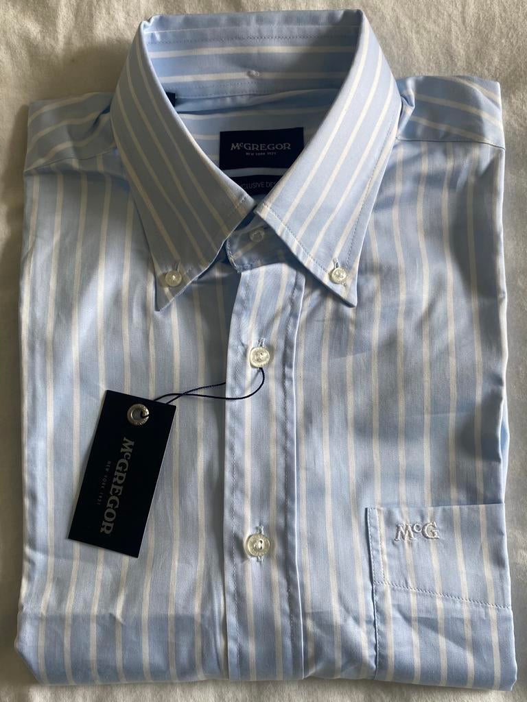 NIEUWE MCGREGOR EXCLUSIVE DESIGN OVERHEMD - (MAAT SMALL), Ophalen, Zo goed als nieuw, Halswijdte 38 (S) of kleiner