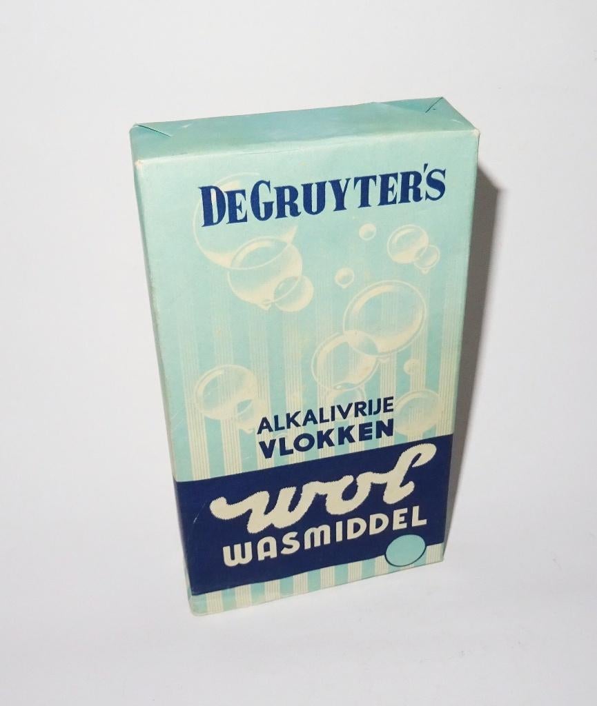 Vol pakje De Gruyter's wolwasmiddel, Verzamelen, Merken en Reclamevoorwerpen, Ophalen of Verzenden, Zo goed als nieuw