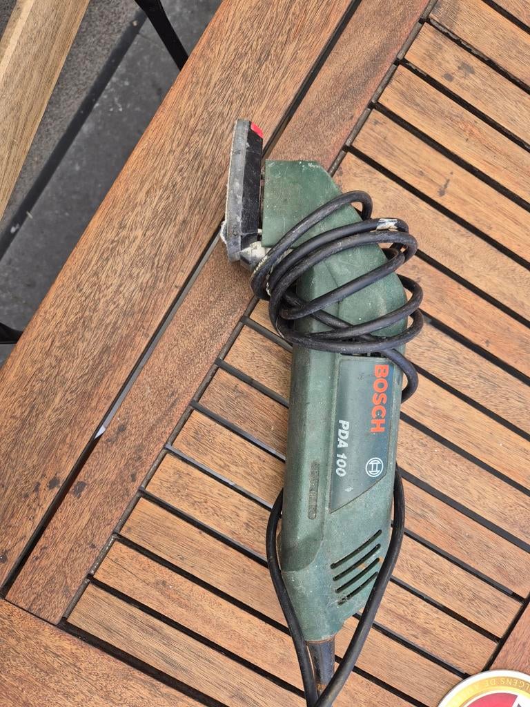 Bosch PDA 100 vlakschuurmachine, Ophalen, Gebruikt, Minder dan 600 watt, Vlakschuurmachine