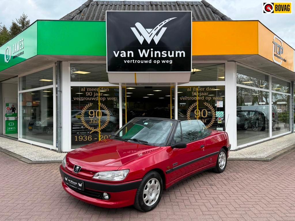Peugeot 306 Cabriolet 1.8-16V Palm Beach Cabriolet, Auto's, Peugeot, Gebruikt, 4 cilinders, Cabriolet, 4 stoelen