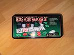 Texas Hold'em Poker Set, Hobby en Vrije tijd, Gezelschapsspellen | Overige, Vijf spelers of meer, Ophalen of Verzenden, Zo goed als nieuw