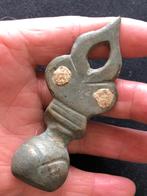 ROMEINSE Riem knop standaard intact !  ZELDZAME bodemvondst, Ophalen of Verzenden, Brons