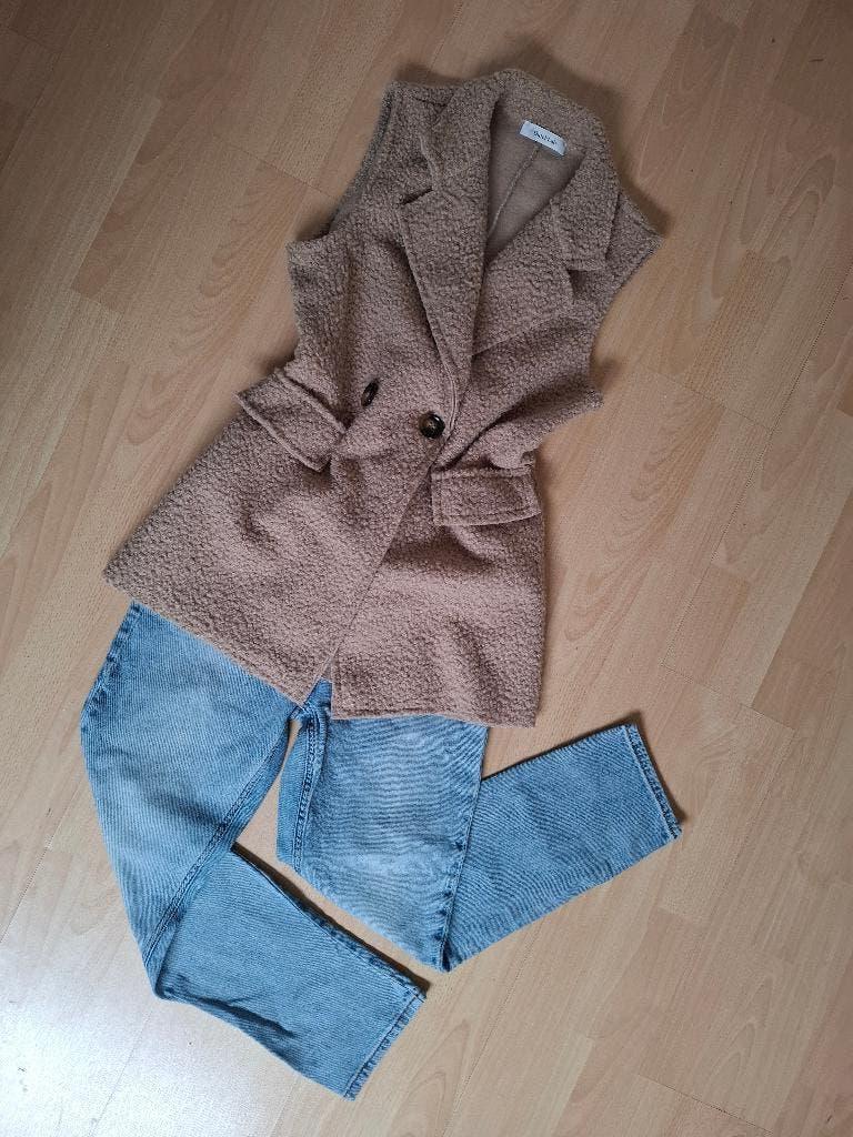 DutchLab gilet s/m, Kleding | Dames, Bodywarmers, Bruin, DutchLab, Ophalen of Verzenden, Zo goed als nieuw
