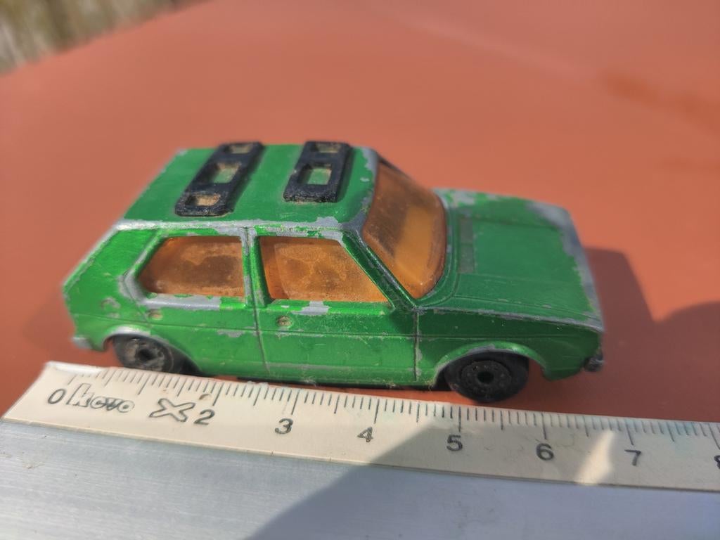 Matchbox Superfast VW Golf No. 7 (1970) - Groen, Ophalen of Verzenden, Gebruikt, Overige typen