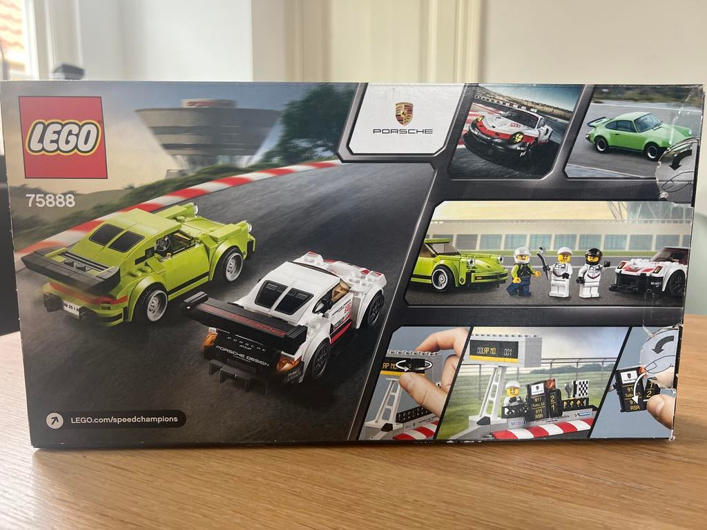 LEGO Speed Champions Porsche 911 RSR en 911 Turbo 3.0, Kinderen en Baby's, Speelgoed | Duplo en Lego, Ophalen of Verzenden, Zo goed als nieuw