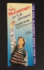 Paul McCartney - Liverpool concert brochure 1990, Ophalen of Verzenden, Zo goed als nieuw, Boek, Tijdschrift of Artikel