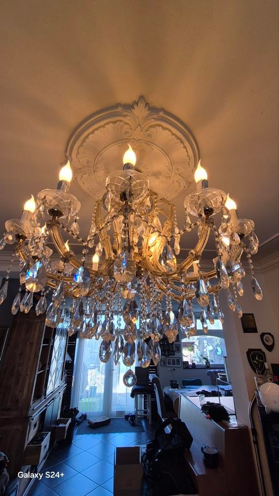 Maria Theresia kroonluchter, Huis en Inrichting, Lampen | Kroonluchters, Ophalen
