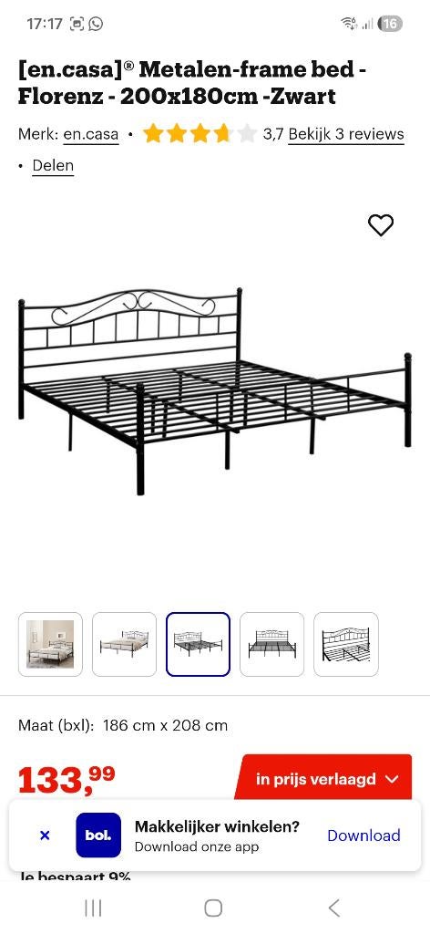 Matras, Gebruikt, Tweepersoons, Bedbodem, 200 cm