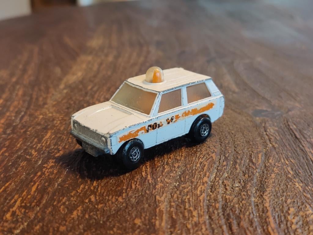 Matchbox Range Rover Police, Ophalen of Verzenden, Zo goed als nieuw, Auto