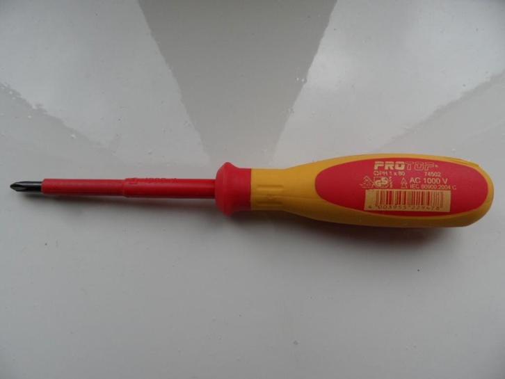 schroevendraaier Witte Protop 1000V PH 1  NIEUW, Doe-het-zelf en Verbouw, Gereedschap | Handgereedschap, Nieuw, Ophalen of Verzenden