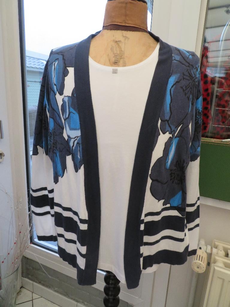 Dames vest Luisa Cerano maat 44 Z.G.A.N., Kleding | Dames, Truien en Vesten, Blauw, Maat 42/44 (L), Ophalen of Verzenden, Zo goed als nieuw