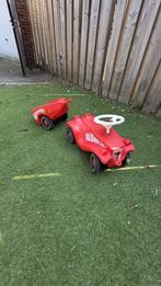 Big Bobby Car met trailer rood, Ophalen, Gebruikt, Overige merken, Met kar of aanhanger