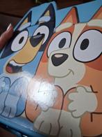 Bluey speelkoffer met 9 figuurtjes, Ophalen of Verzenden, Zo goed als nieuw, Jongen of Meisje