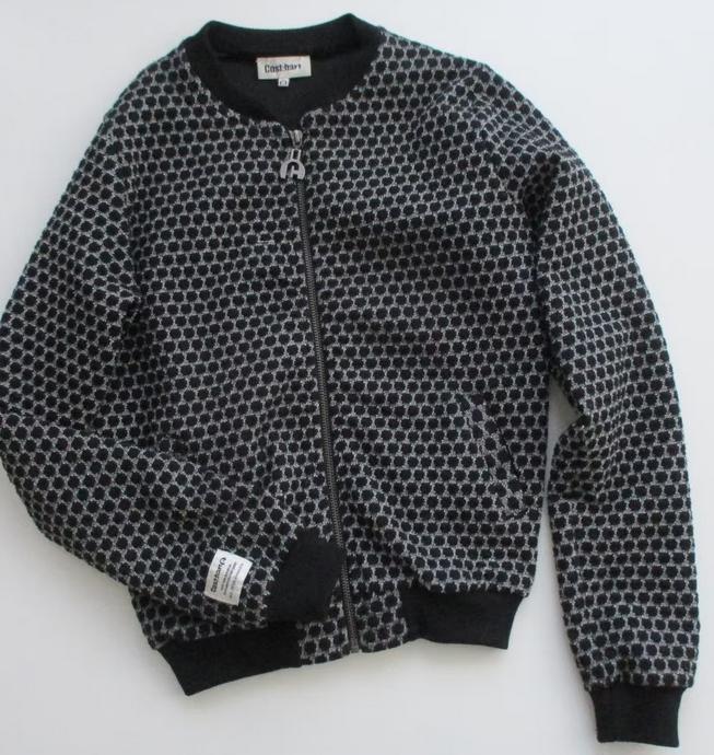 Cost Bart zwart-wit jack, maat M / 152, Kinderen en Baby's, Kinderkleding | Maat 152, Verzenden, Jongen of Meisje, Zo goed als nieuw