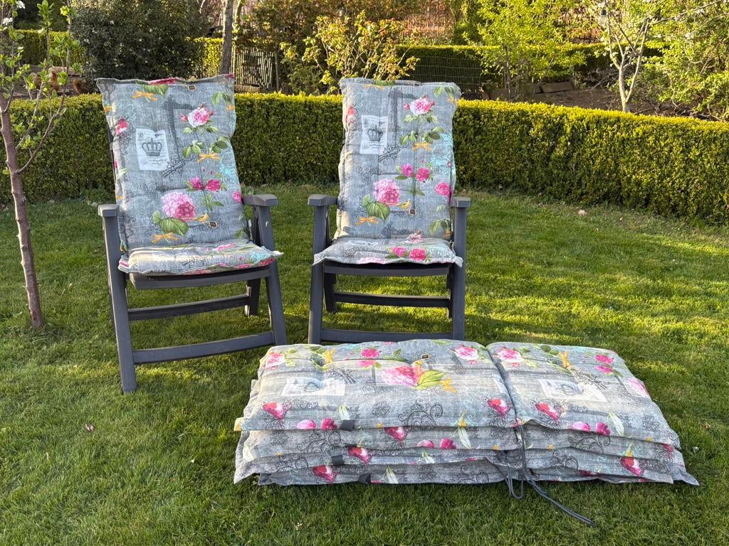 Madison kussens 6x voor standenstoel tuinkussens, Tuin en Terras, Ophalen, Zo goed als nieuw