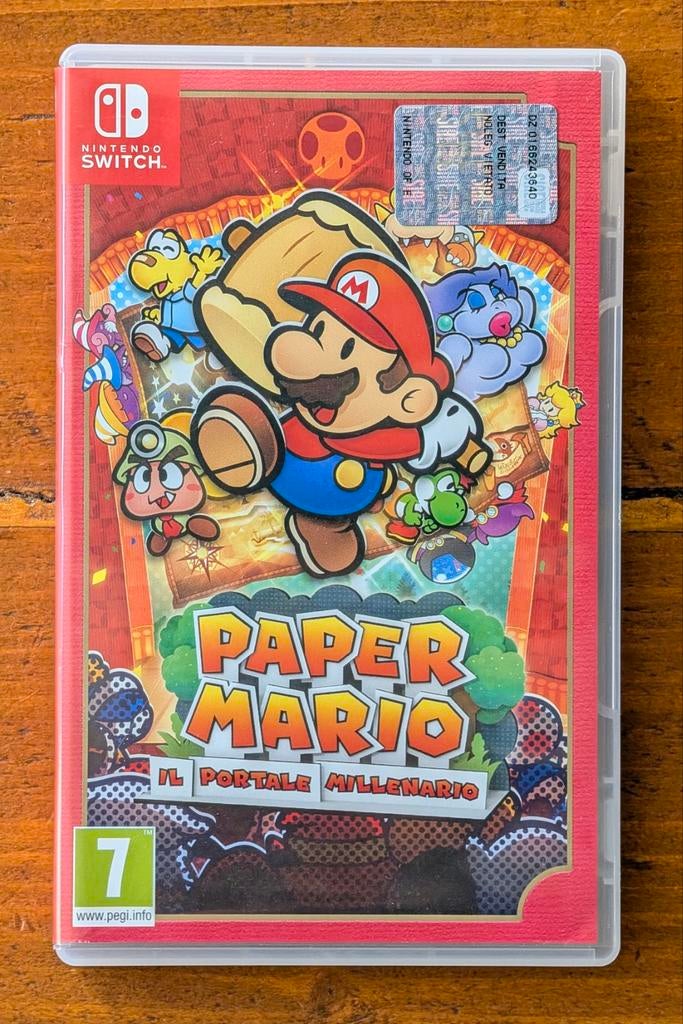 Paper Mario the Thousand Year Door game voor Switch, 1 speler, Ophalen of Verzenden, Zo goed als nieuw, Role Playing Game (Rpg)