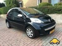 Peugeot 107 1.0 12V 5DR 2012 Zwart, Auto's, Voorwielaandrijving, 4 stoelen, Handgeschakeld, Particulier