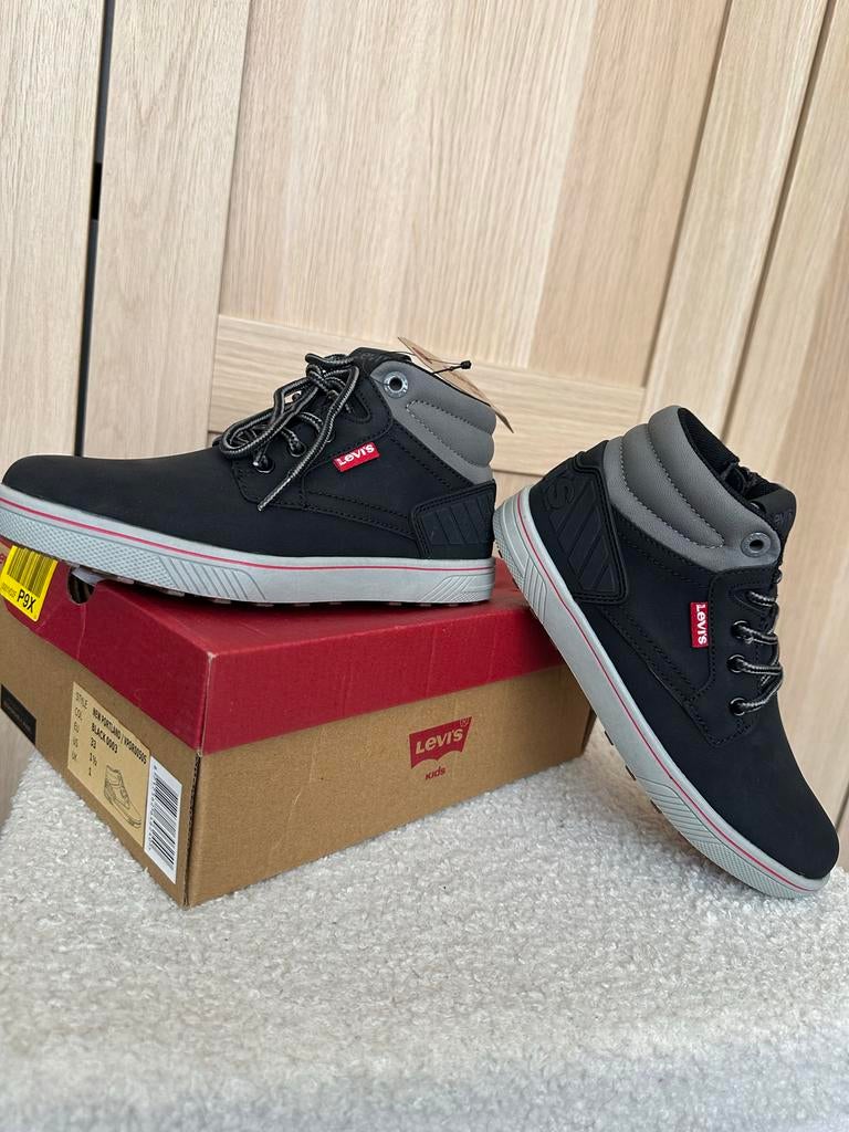 Originele Levi's schoenen maat 33 - Zwart/Grijs, Ophalen of Verzenden, Nieuw, Jongen of Meisje, Schoenen