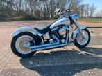 Mooie witte Harley Davidson FLSTF FAT BOY, 2 cilinders, 1338 cc, Motorrijbewijs A, Particulier