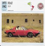 Ma777 autokaart fiat x1/9, Verzamelen, Ophalen of Verzenden, Zo goed als nieuw, Auto's