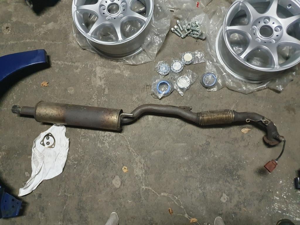 Uitlaat VW Fox, Polo, Skoda, SEAT - zgan, compleet, Ophalen of Verzenden, Volkswagen