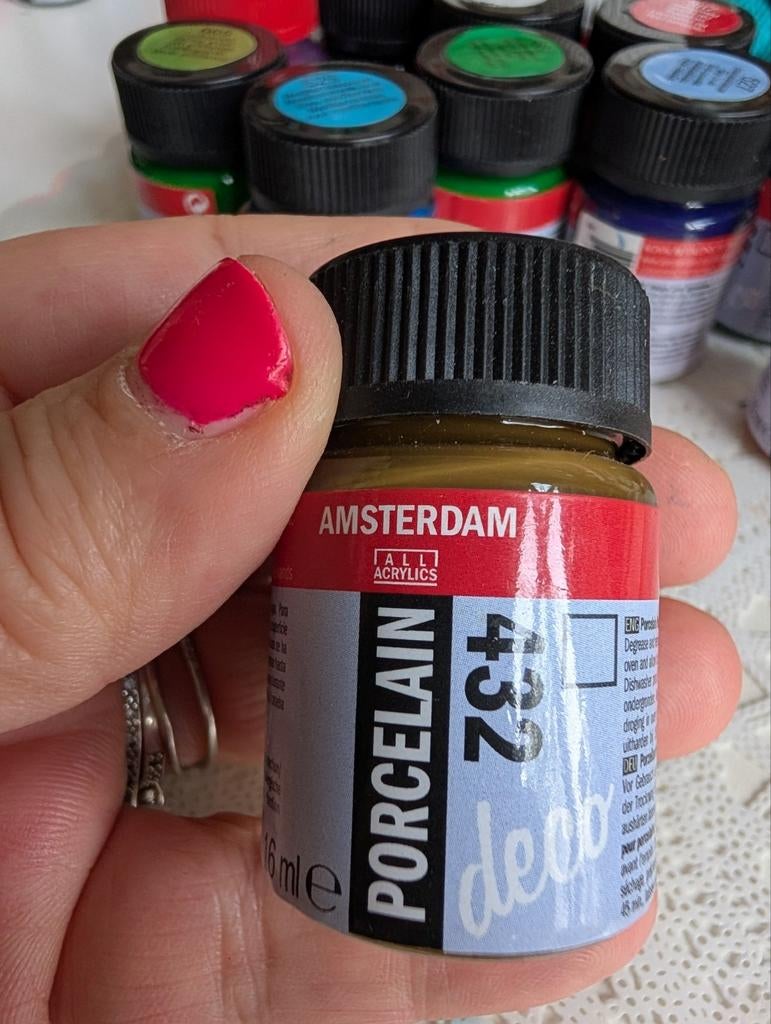 Amsterdam porseleinverf 432 Terra, Ophalen of Verzenden