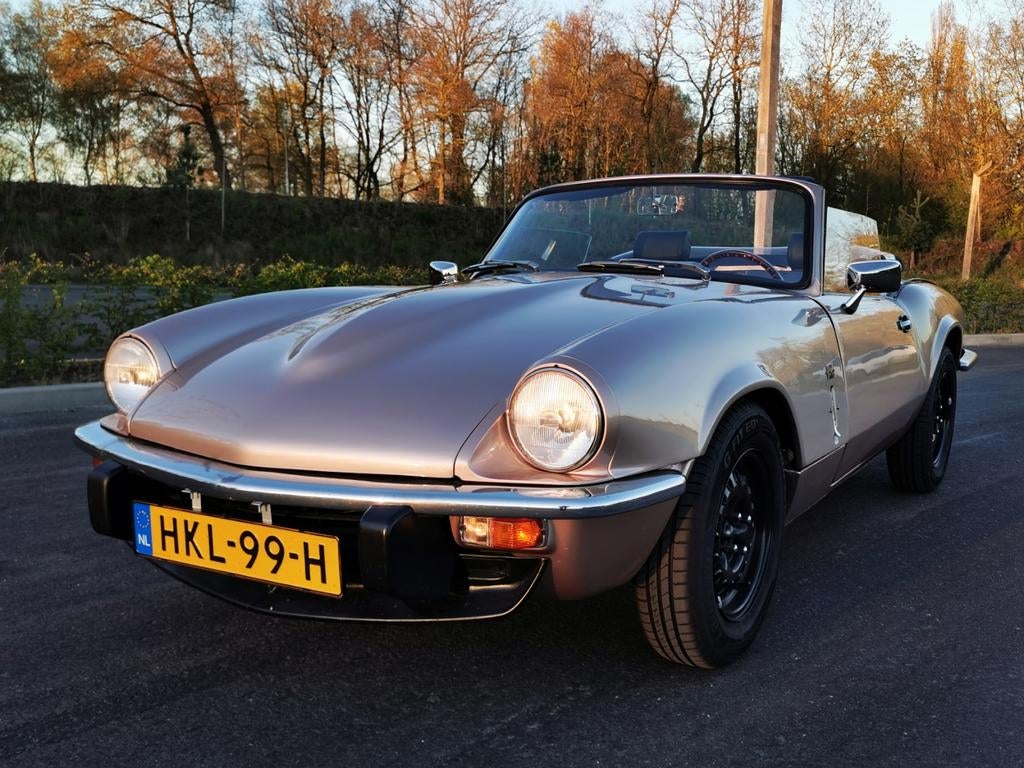 Triumph Spitfire 1500 1979 ZEER NET., Achterwielaandrijving, Zwart, 4 cilinders, Handgeschakeld