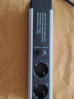 Stekkerdoos 2-voudig Zwart 1,5M Wasmachine/Droger, Ophalen of Verzenden, Zo goed als nieuw, Overige typen