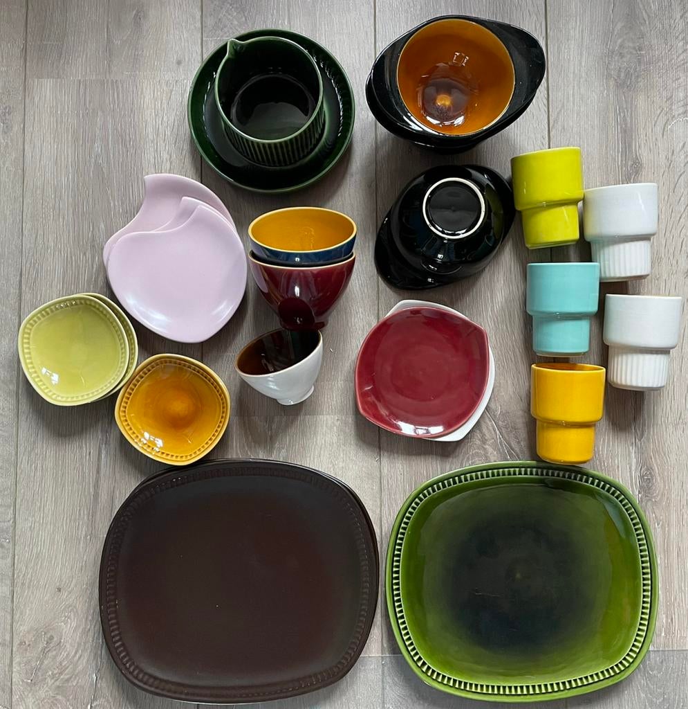 Huizen Driehoek potterie, Ophalen of Verzenden