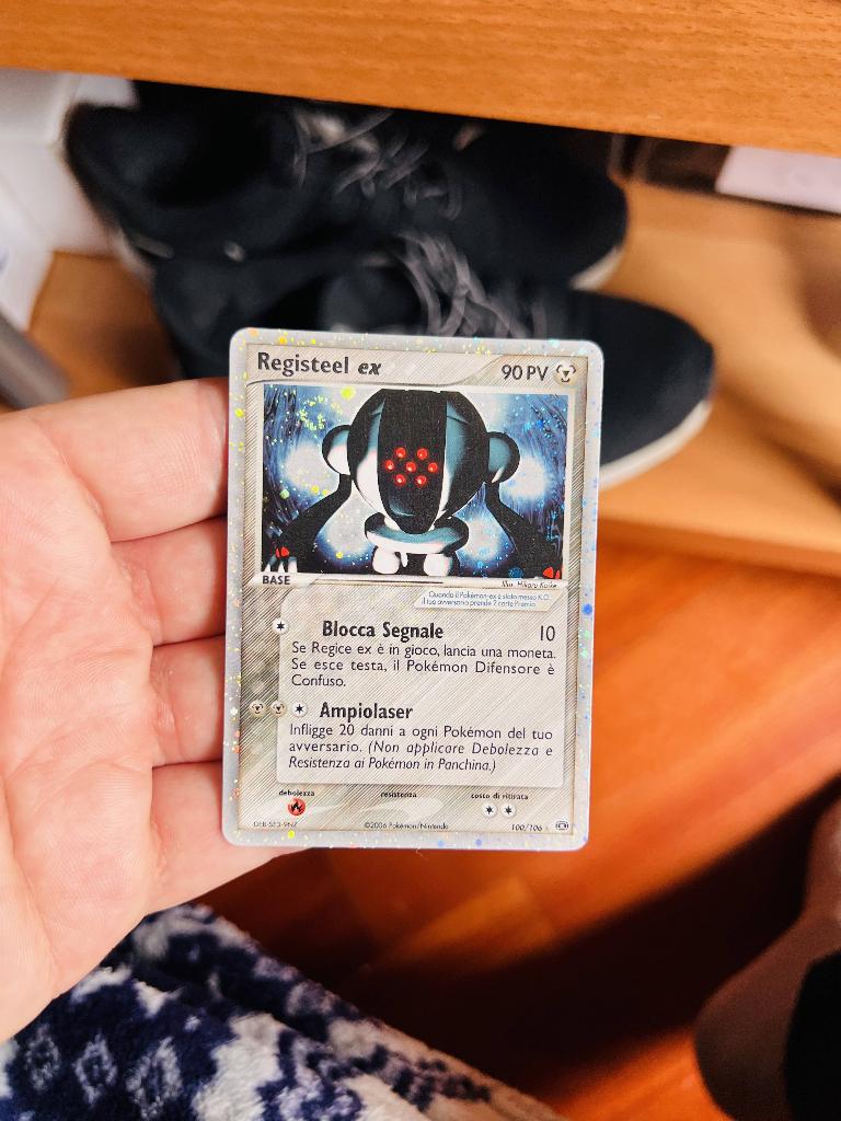 Registeel Ex 100/106 Ex Emerald Pokemon, Verzenden, Zo goed als nieuw, Losse kaart, Foil