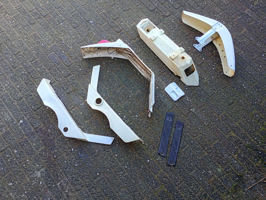 Witte kappen Citta Gilera, Fietsen en Brommers, Ophalen of Verzenden, Gebruikt, Kap, Gilera