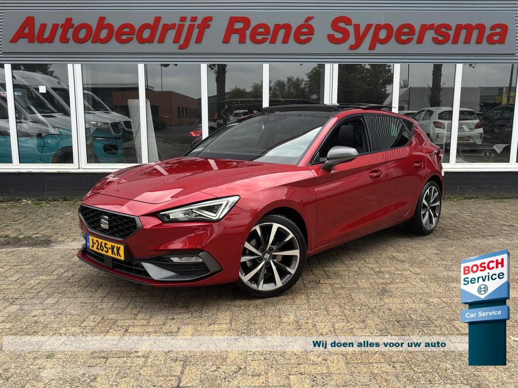 SEAT Leon 1.5 eTSI FR Launch Edition | Pano | Stuur Verwarmi, Auto's, Seat, Bedrijf, Te koop, Leon, ABS, Achteruitrijcamera, Adaptive Cruise Control