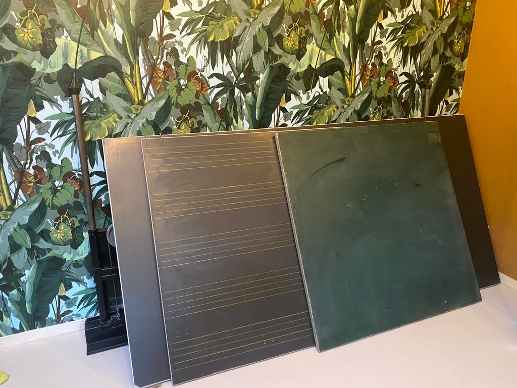 Schoolbord in hoogte verstelbaar basisschool, Diversen, Schoolborden, Ophalen, Gebruikt, Krijtbord