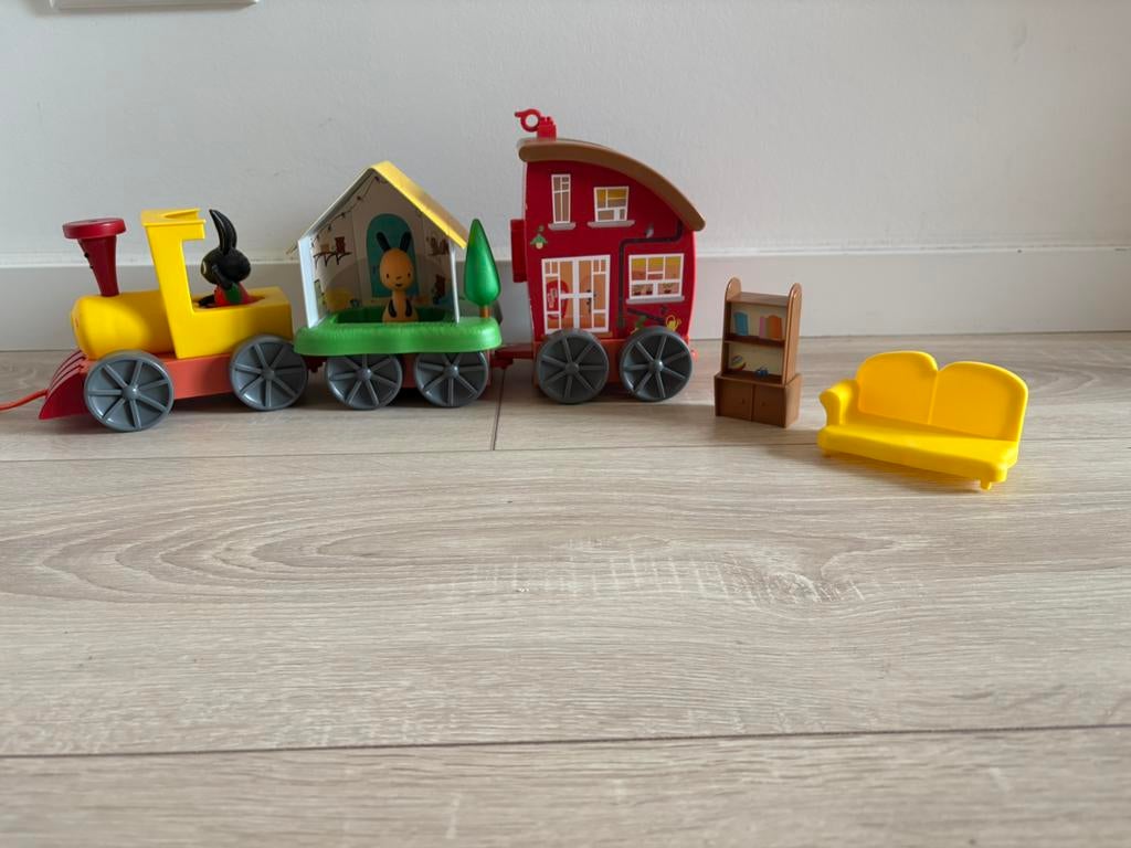 Bing trein met licht en geluid speelset - compleet, Ophalen of Verzenden, Gebruikt