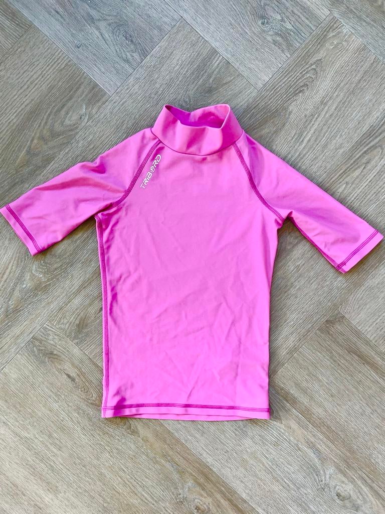 Roze UV-zwemshirt Tribord maat 116, Kinderen en Baby's, Kinderkleding | Kinder-zwemkleding, Maat 116, Zo goed als nieuw, Overig