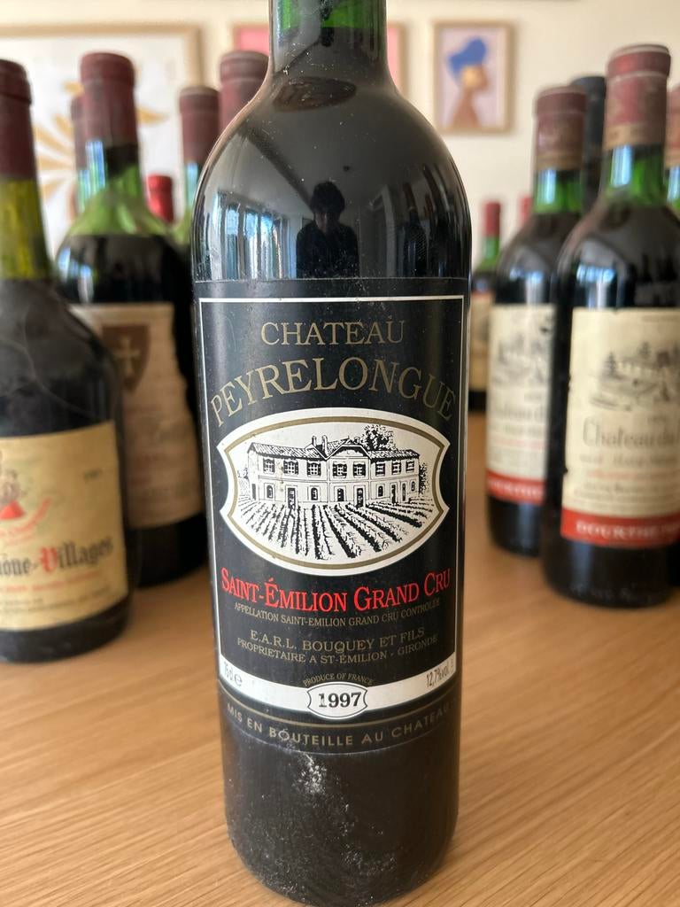 Chateau Peyrelongue Saint-Émilion Grand Cru 1997, Ophalen, Frankrijk, Nieuw, Rode wijn