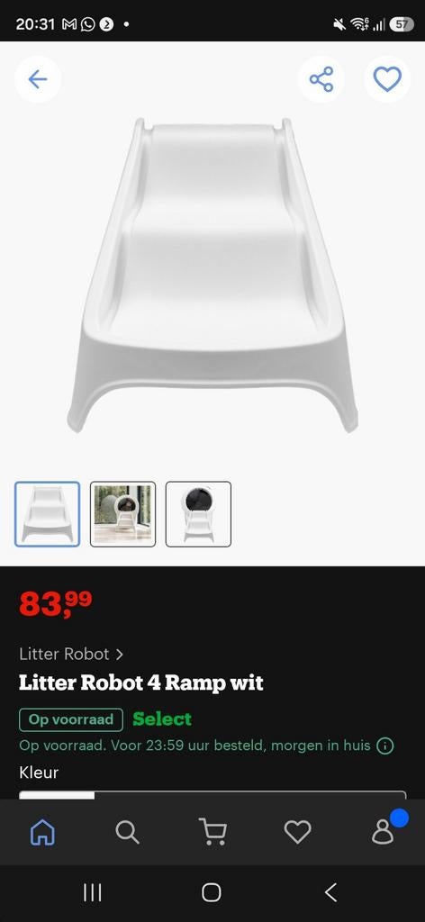 Litter robot 4 trap, Dieren en Toebehoren, Ophalen