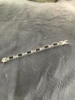 Lucardi armband Heren 21 cm, Ophalen of Verzenden, Zo goed als nieuw, Zilver, Staal