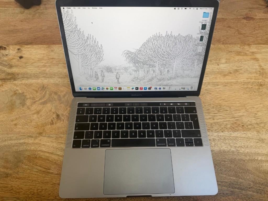 Apple Macbook Pro 13 inch 2019, Computers en Software, Apple Macbooks, Zo goed als nieuw, MacBook Air, 13 inch, 2 tot 3 Ghz, 256 GB
