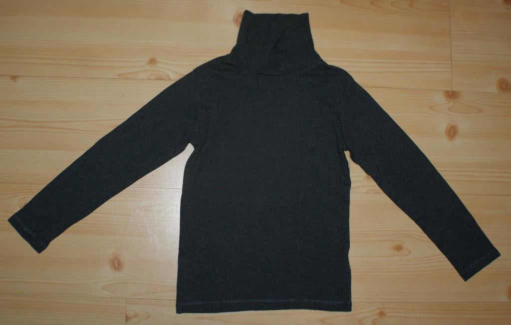 H&m do-grijze coltrui maat 122/128. Van 100% katoen., Gebruikt, Jongen of Meisje, Trui of Vest, H&M