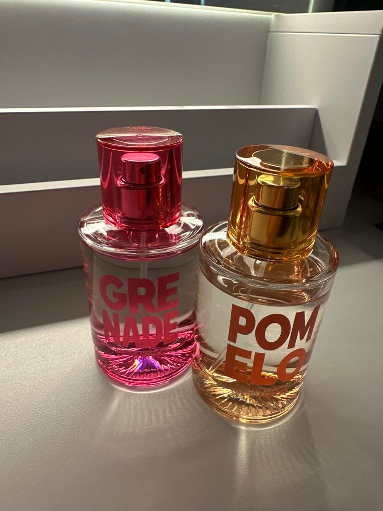 Twee parfums: Grenade en Pomelo, Verzenden, Gebruikt