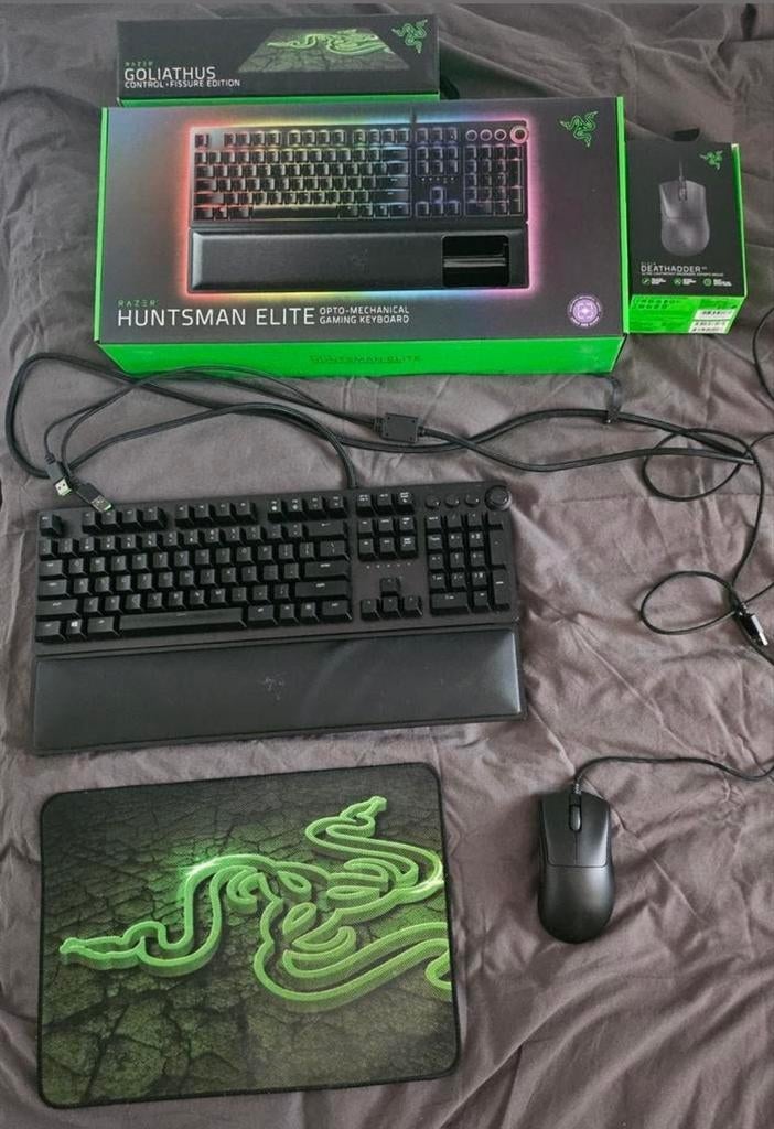 Razer Gaming Set - Toetsenbord, Muis, Muismat, Computers en Software, Toetsenborden, Ophalen of Verzenden