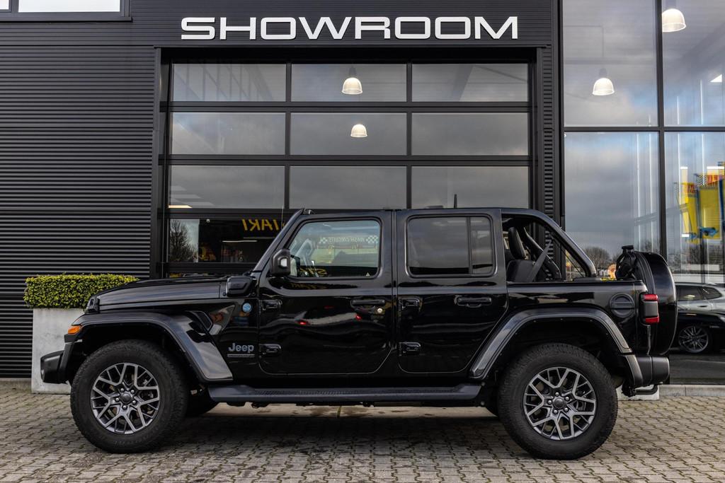 Jeep Wrangler Unlimited 4xe 380 80th years, 380 PK, 1e eigen, Automaat, 4 cilinders, Cabriolet, Leder