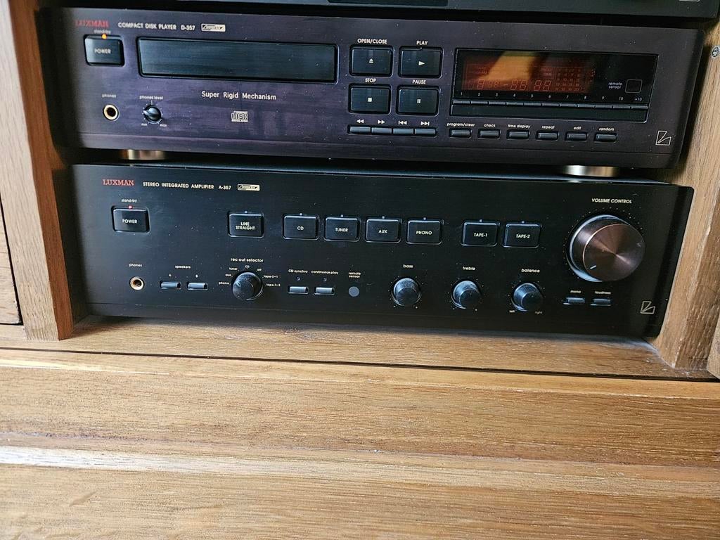 Complete Luxman & Kef Hifi Set - Topgeluid!, Gebruikt, Losse componenten, Cd-speler, Ophalen